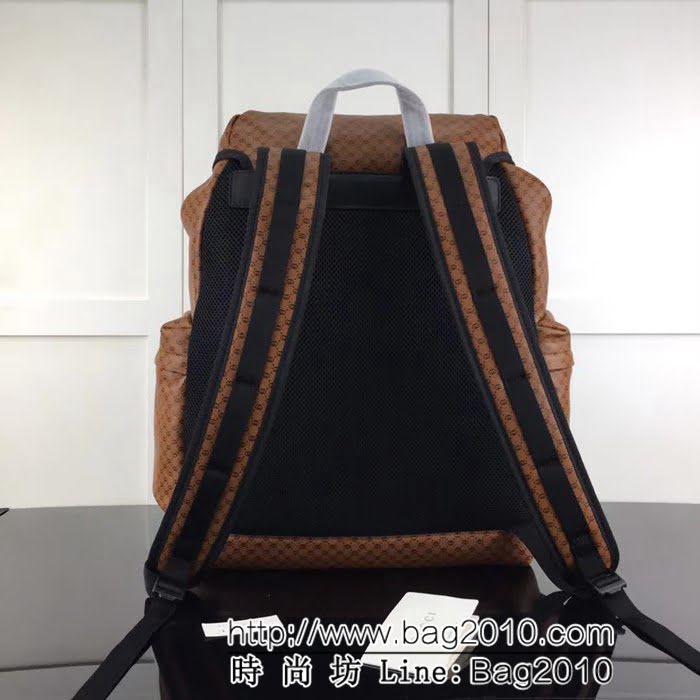 GUCCI古馳原單 新款專櫃品質原單貨實物實拍 536413棕皮雙肩背包 HY1293